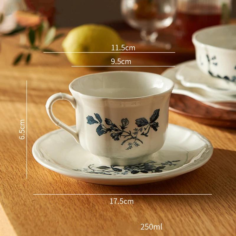 Lätt Lyx High End Matstallrik Fransk Stil Cirkulära Keramiska Tallrikar Hushåll Utsökta Skålar Restauranger Rätter Porslin