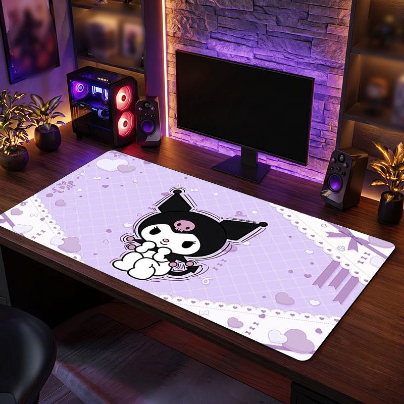 Big Mouse PadKuromi Extended Soft Desk Mat Gaming Office Computer Table Decor Mat