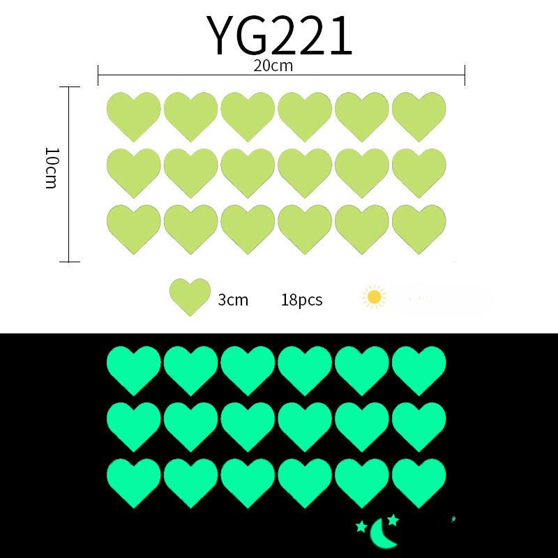 Nálepky na stěnu svítící hvězdy svítící ve tmě dekorace do obývacího pokoje ložnice vypínač dětský pokoj koleje DIY kreativní samolepky svítící ve tmě