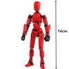 Multi-jointed, Transformable Robot 3D-printed Action Figure with 13 Joints, DIY Assembly Gift for Adults, Parents, and Children