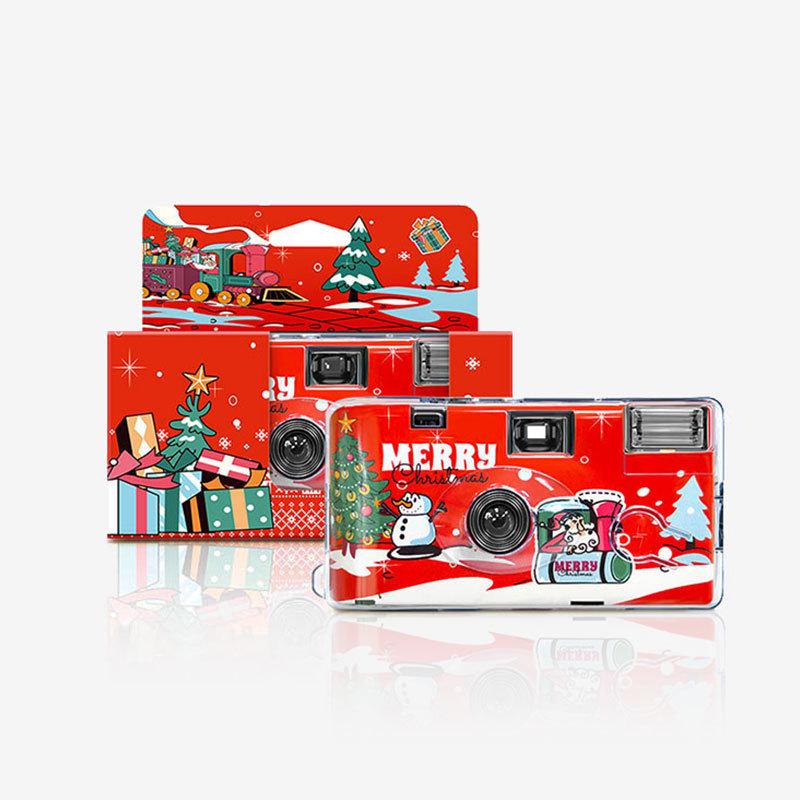 Trendy Half-Frame Disposable Film Camera with Custom LOGO for Christmas