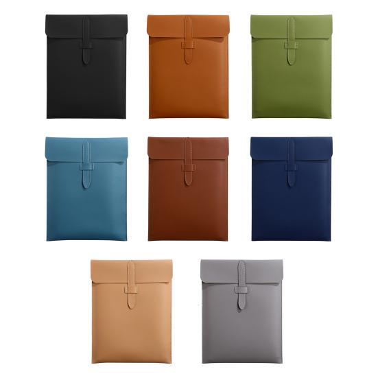 Document Bag Faux Leather Lightweight Portable Document Storage Organizer Scratch-Resistant Waterproof Document Case