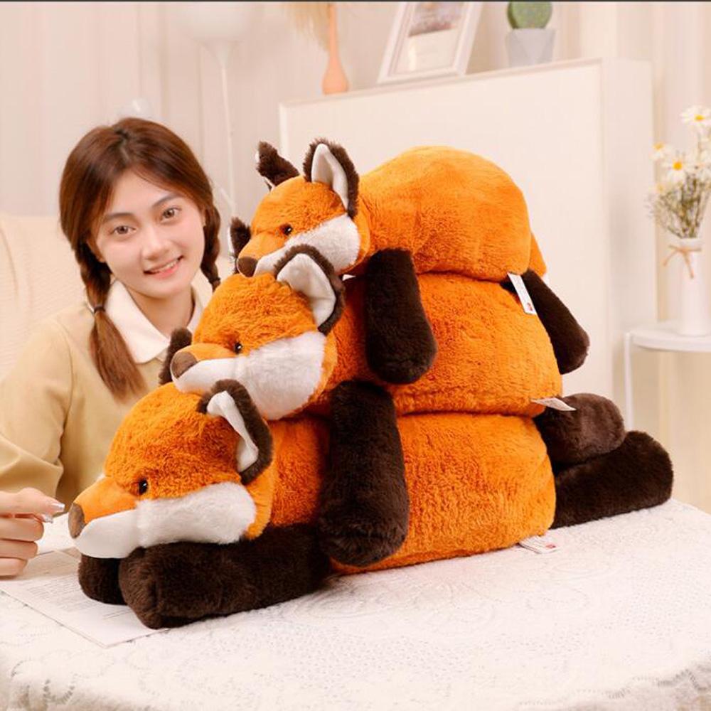 Cartoon Simulation Raccoon Fox Crocodile Sloth Stuffed Children Plush Toy