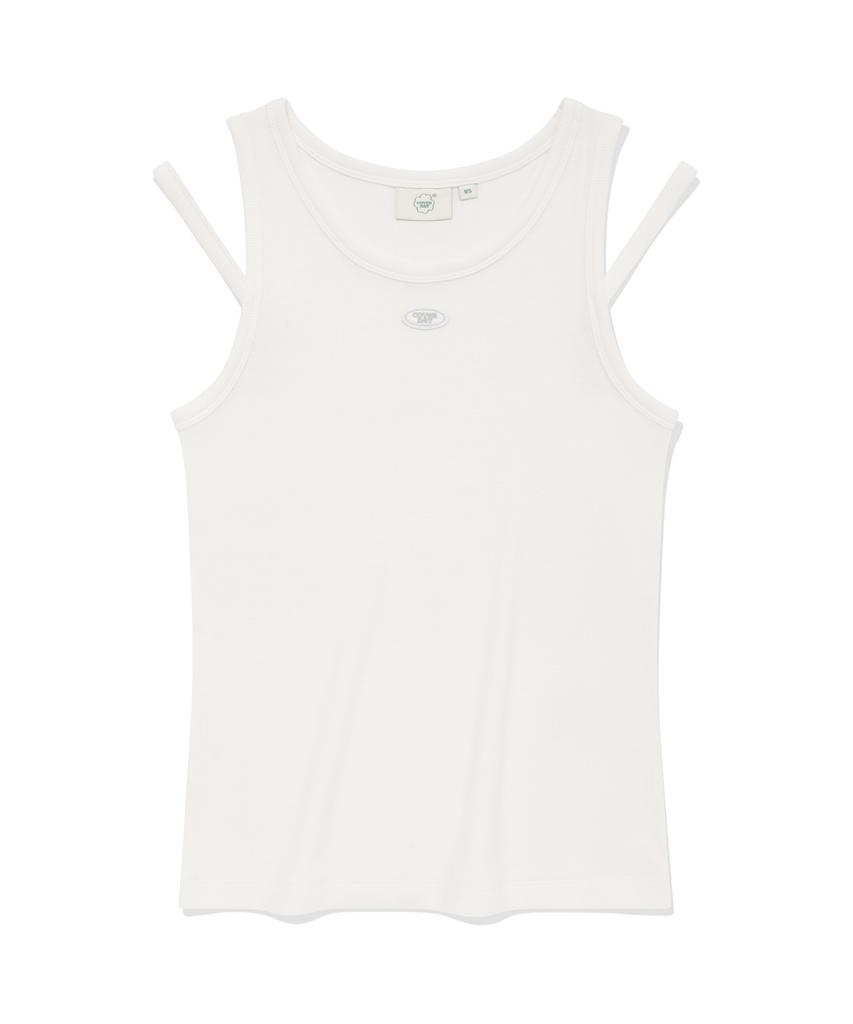 COVERNAT WOMAN Cutout Sleeveless White