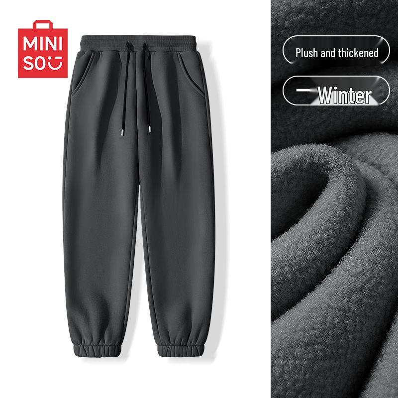 MINISO Men s Warm Fleece Joggers XL