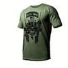 Combat T-shirt Military Special Forces .50 Caliber Infantry Tactical Assault Tee