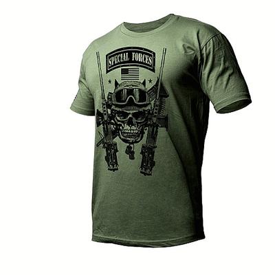 Stridst-shirt militär Specialstyrkor .50 kaliber Infanteri Taktisk anfalls-tee
