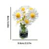1pc Cute Sunflower Car Decoration To Heal Fresh Flowers Car Center Decor Car Ornaments Auto Interior Dashboard Accessories