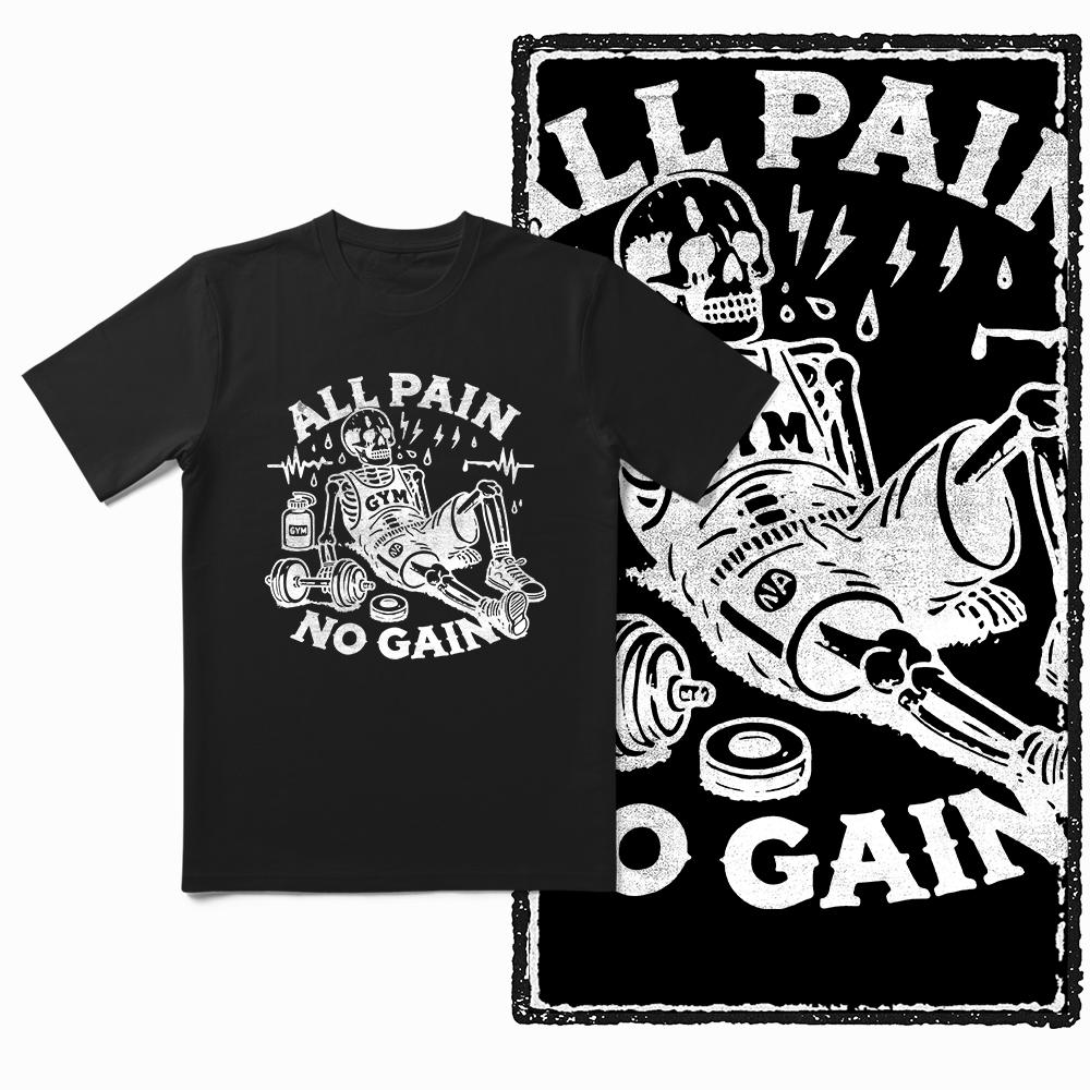 Coolmind YG Body Building Gym Cotton Exclusive Graphic Men T Shirt for Men Cotton Big Size Cool BLACK Men's Novelty Tee Shirt