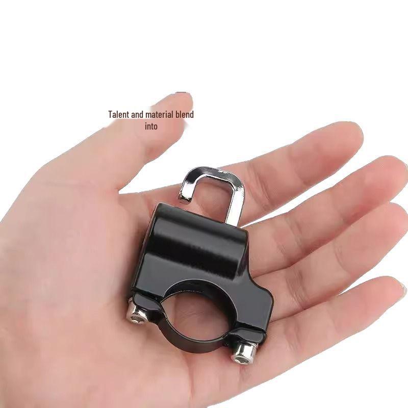Universal Metal Anti-theft Helmet Lock for Electric Vehicles, Motorcycles, and Bicycles