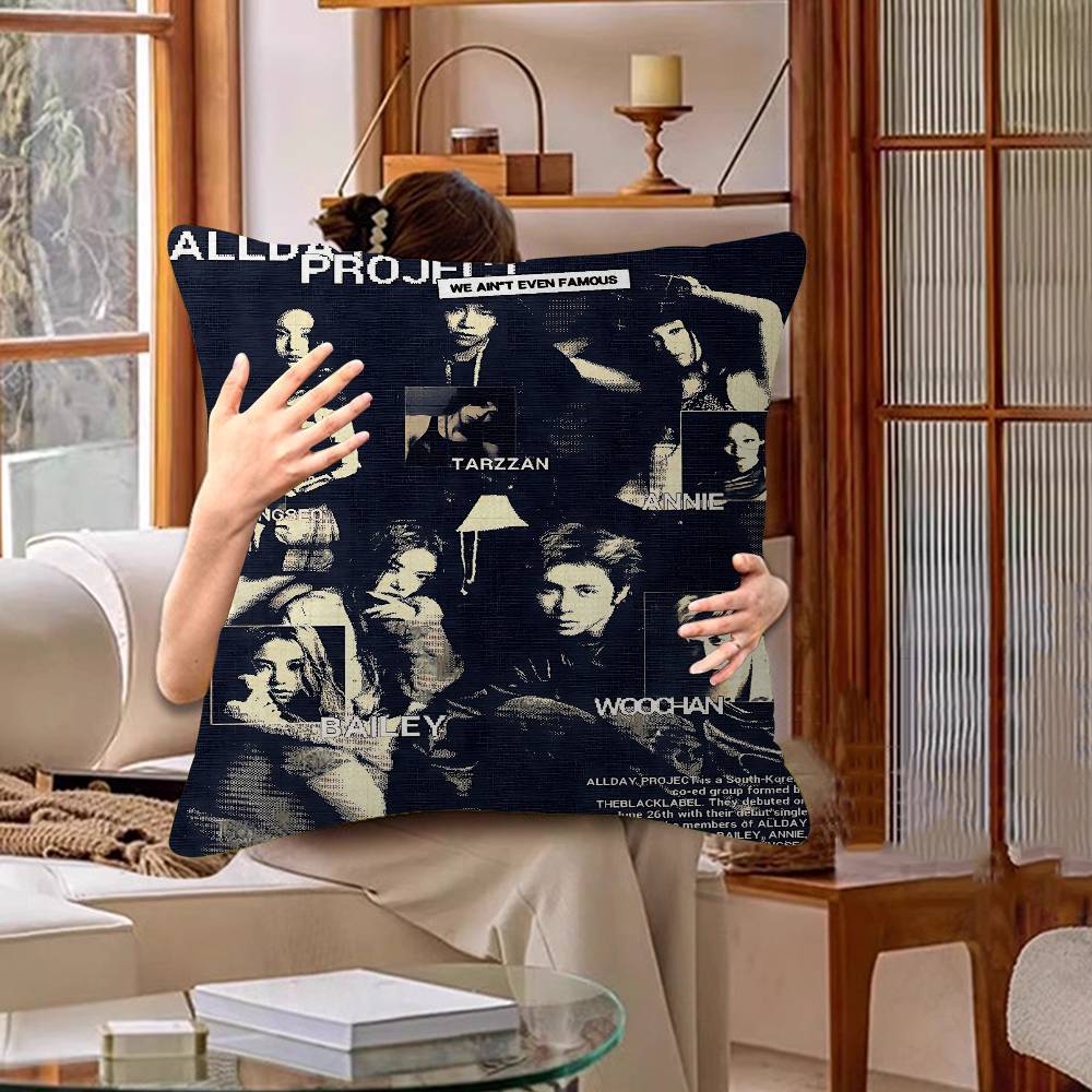 Singer A-Allday P-Project Cushion Cover Decorative Pillow Sofa Home Decor Case Pillow Cases