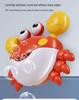 Electric Music Crab Bubble Blower Toy for Children's Bath