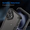 For iPhone 16 Case iPhone 16e 16 Cover TPU Border Durable Matte Bumper Protective Phone Cases For iPhone 16 Pro Max Plus Funda