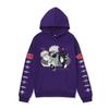 Mens Naruto Anime Hoodie Winter Fleece Lined Oversized Cotton Blend Sweatshirt Teens Casual Streetwear
