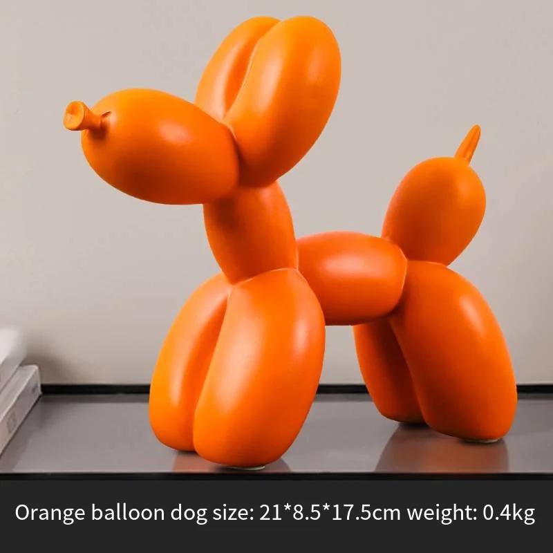 

Nordic Resin Balloon Dog Sculpture - Creative Home & Office Decor (Elegant Porch Living Room Ornament) помаранчевий