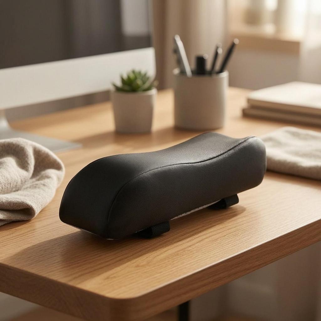 Ergonomic Armrest Pad with Memory Foam Contoured Cushion Removable