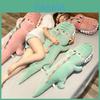 Cute Large Crocodile Plush Pillow Soft Cuddly Stuffed Toy For Kids And Adults