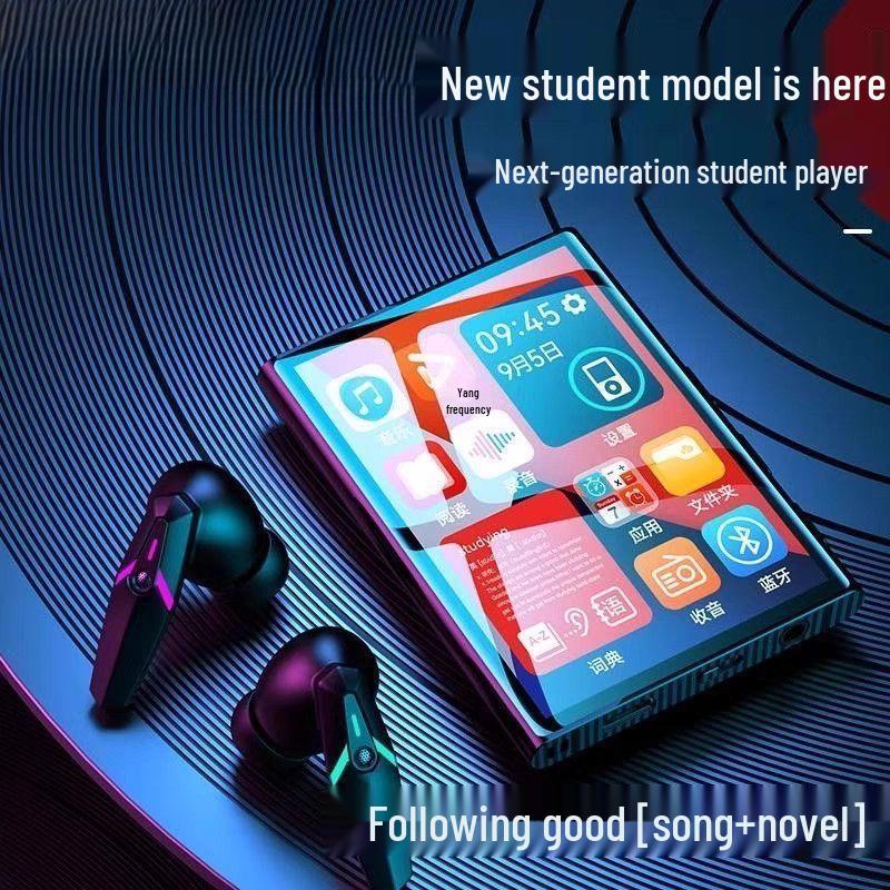 Portable Bluetooth MP4 Player with Touchscreen for High School Students - E-Book Reader & Music Player