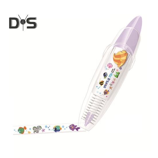 

Бесконечная декоративная ручка Мультяшные животные Пресс-типа Кружева Корректирующая лента DIY Скрапбукинг Дневник Декоративная ручка Fish