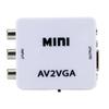 RCA To VGA AV To VGA Adapter AV2VGA AV2VGA Converter Convenient   for Set-top Box/VCD/DVD/Webcam
