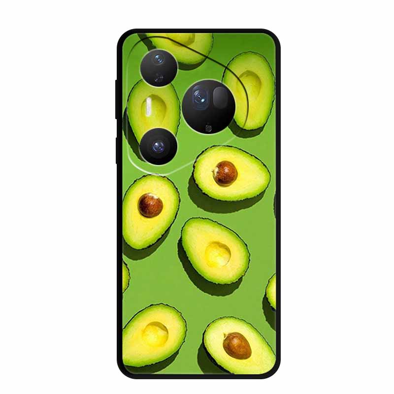 Cover For Huawei Pura 80 Pro Plus Silicone TPU Phone Case for Pura80 pro+ 80 Ultra Para Black Back Soft Protector Cartoon Capa