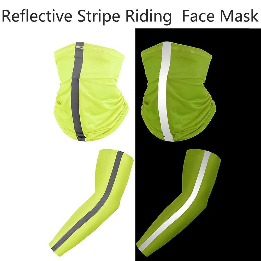 

со светоотражающей полосой, рукава маски для верховой езды, капюшон для лица, защитная крышка для лица для скалолазания, бега, верховой езды