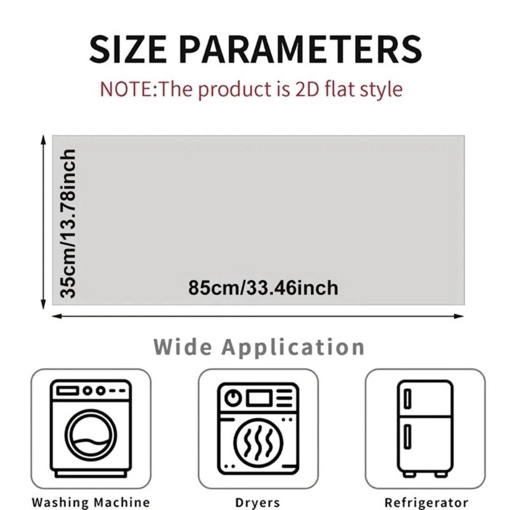 85x35cm Microwave Oven Dust Cover Oil Proof Waterproof Polyester Fabric Machine Protector Washable Protective Cover