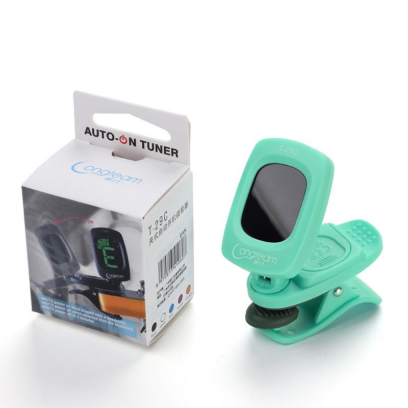 Multi-Instrument Idiot-Proof Tuner for Guitar, Bass, Violin, and Ukulele мятный зеленый