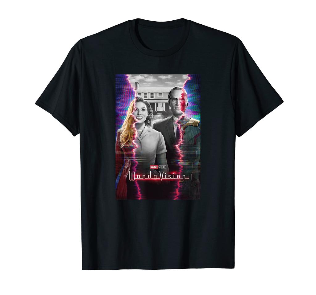 Marvel WandaVision Wanda & Vision Series Poster T-Shirt