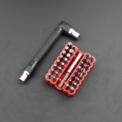 Multi-piece Set 7-Word Double-Sided Screwdriver Set with Meihua One-Word Bit Screwdriver L-Shaped Right Angle To Wrench Bend