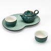 Edenus Tang Palace Green Glaze Ceramic Kung Fu Tea Set