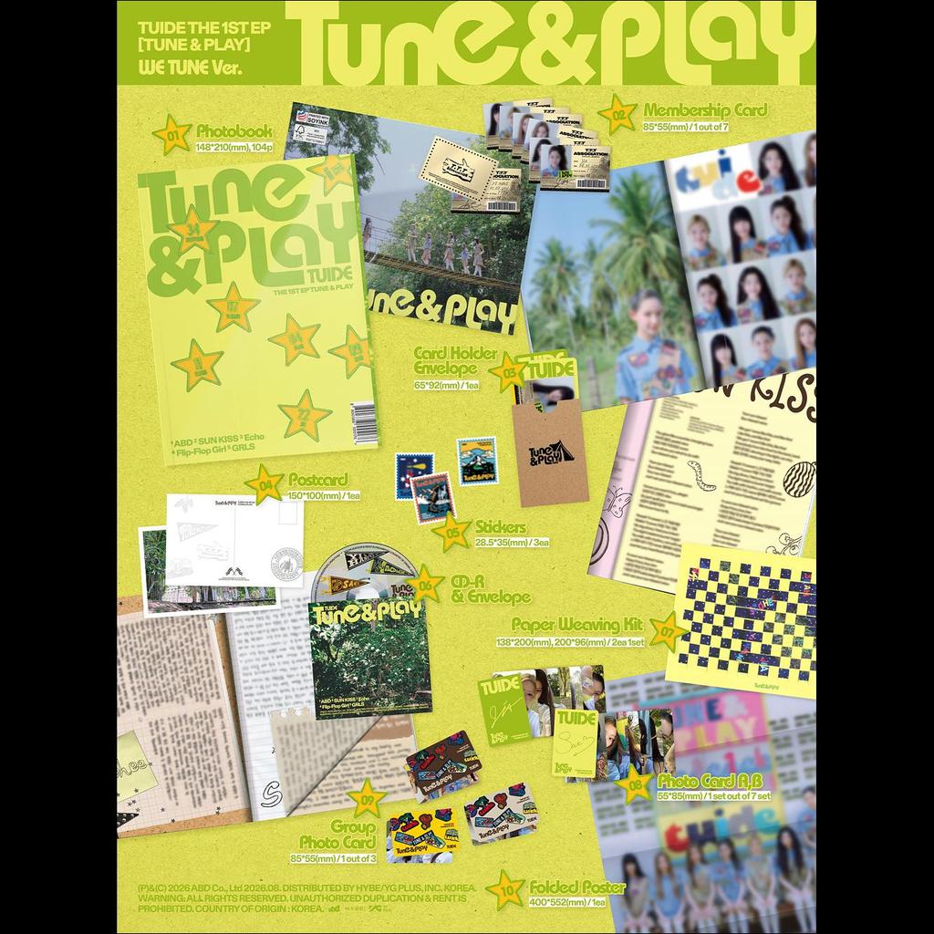 [Pre-pedido] TUIDE [TUNE & PLAY] El 1er Álbum EP + Regalo Gratis