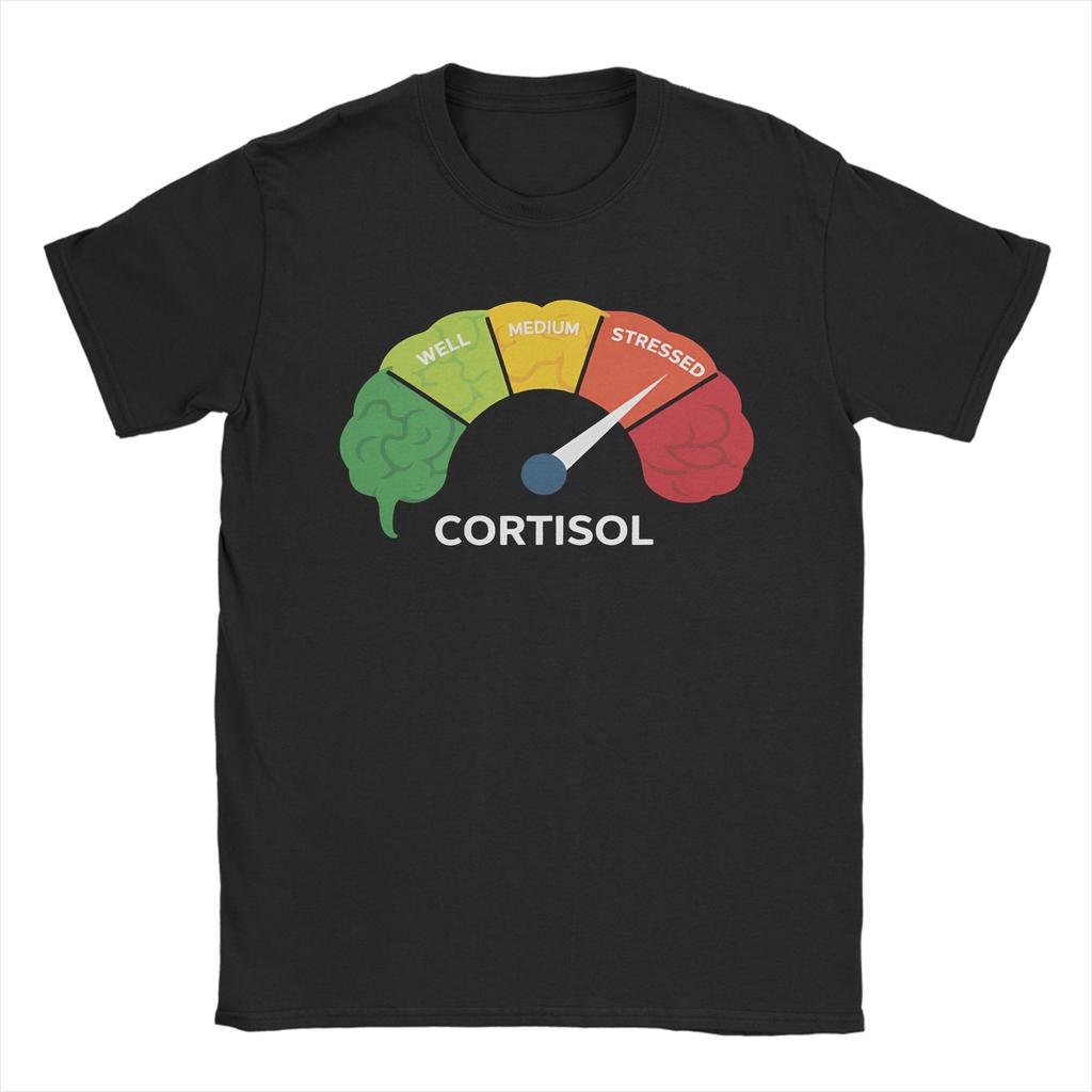 Mens Womens Low Cortisol Levels V T Shirt Cotton Printed Tee Shirts  Clothing Outfits