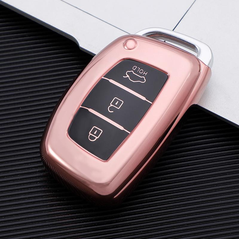 Modern Car Key Cover For Mistra Ix35 Ix25 Elantra Sonata Tucson Verna With Durable Tpu Material