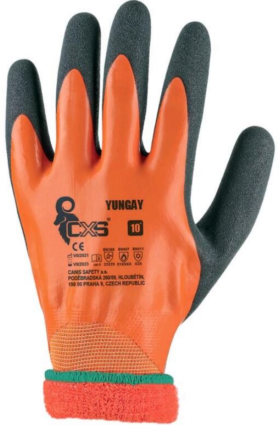 Coated, Insulated Gloves Cxs Yungay 9 - 12 Pairs - Rek Cx5 8960