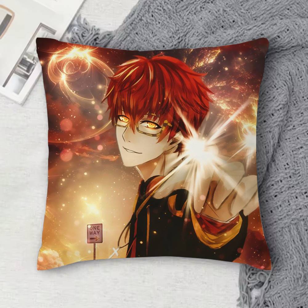 707 Luciel Mystic M-Messenger Double-Sided Printed Square Decorative Cushion Cover For Sofa Living Room Home Decor