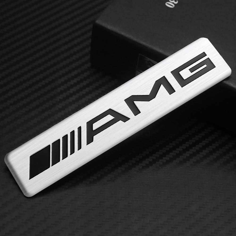 GLC GLB 3D Aluminum Emblem Car Window Body Car Side Fender Decoration Stickers for Mercedes Benz AMG W204 W213 W205 W211 Auto S