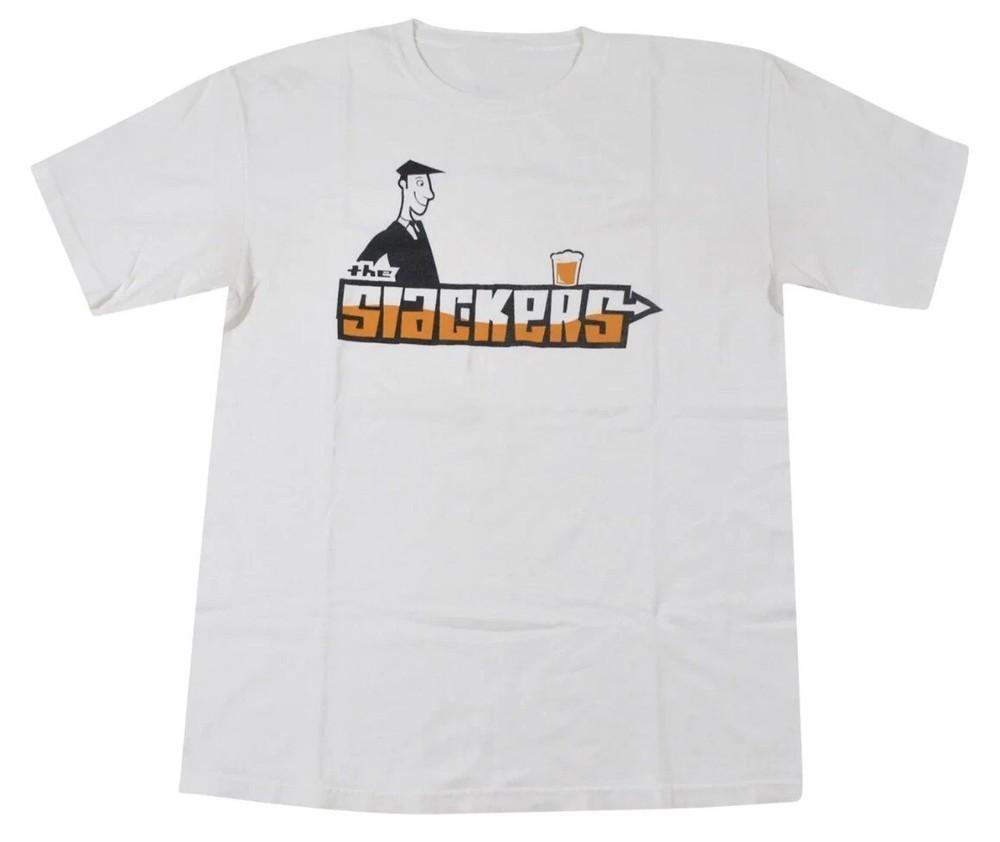 

New The Slackers Band Heavy Cotton White S to 5XL Shirt BB788 Unisex T-Shirt L
