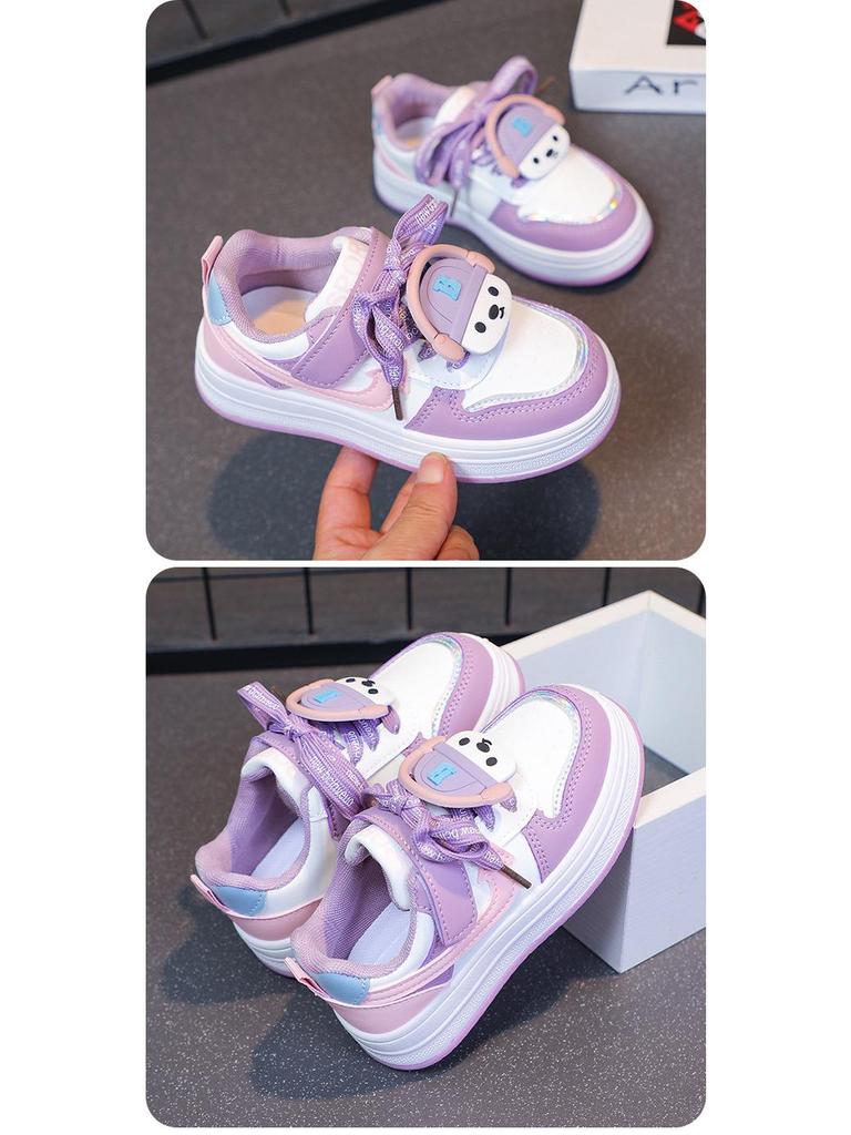 Breathable, Wear-Resistant Skate Shoes for Kids – Comfortable Soft Sole Sneakers for Boys & Girls with Cartoon Design