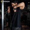TOPPERGEAR Triceps Rope, Single Hand Grip, Ergonomic Grip, Easy to Grip, Cable Training Compatible (Double)