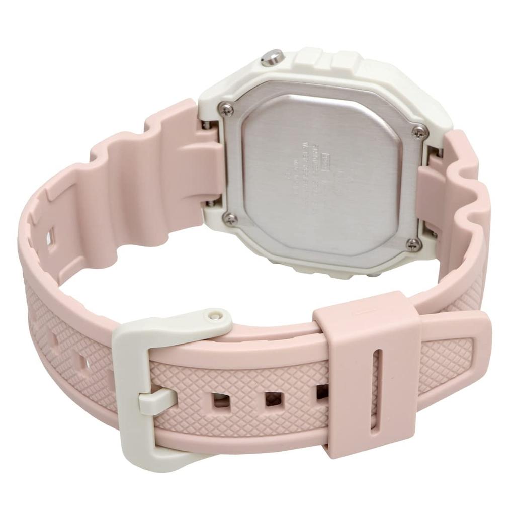 Casio Standard Digital Wristwatch and Pink Overseas Used W-218HC-4A2V, Men's Women's, Beige, Model,