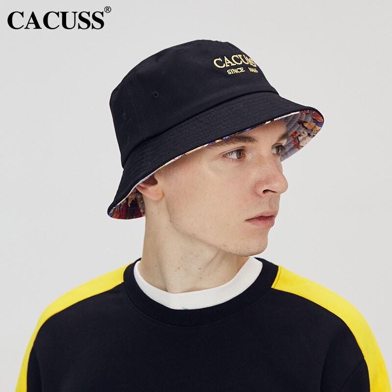 CACUSS Unisex All-Season Cotton Wide Brim Fisherman Hat