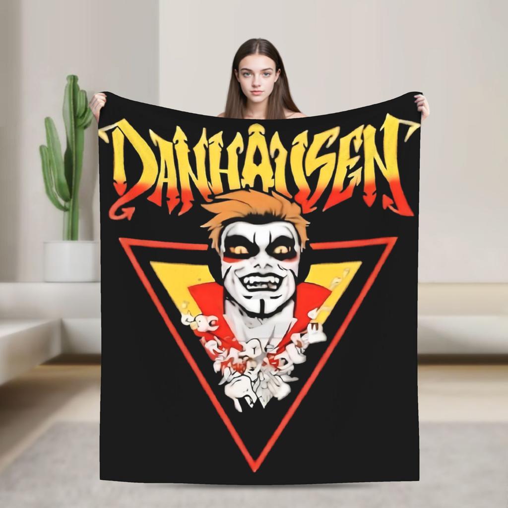 Danhausen Very Nice Very Evil Blankets Fleece Winter Multi-function Soft Throw Blanket for Bed Travel Rug Piece
