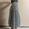 Bohemian Netted Fringe Waistband Decorative Tassel Ethnic Design Waist Wrap Handwoven Bikini Cover Up Women's Waist Accessory