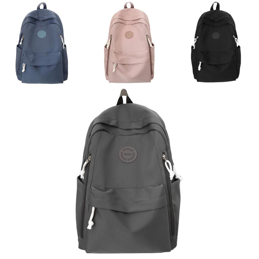 Nylon School Backpack For Girls And Boys With Lightweight Cushion Straps For Middle School Students