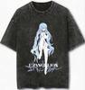Vintage T Shirt Rei Ayanami Neon Genesis Evangelion Anime Character Short Sleeve