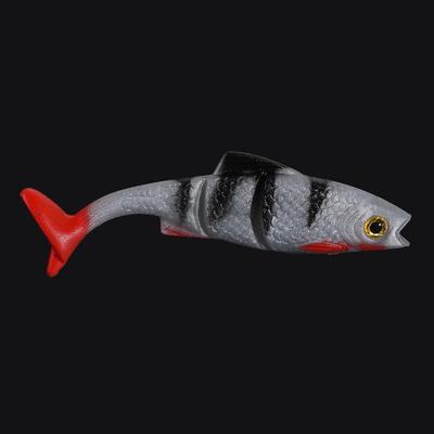 Tragbare 8cm Weiche Angelköder T-Schwanz 3D-Augen Künstlicher Swimbait Künstlicher Fisch PET Simulierter Falscher Köder Zum Angeln