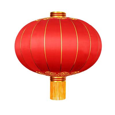 Set mit chinesischen roten Laternen, 60 cm Durchmesser