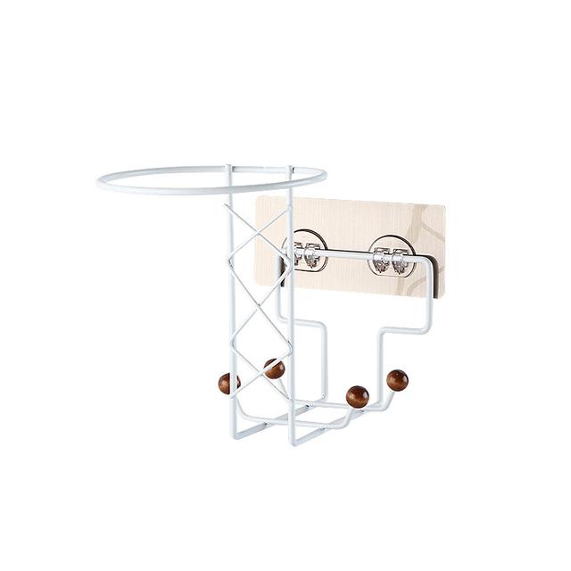 

1 шт., настенная вешалка, органайзер для шляп, держатель для мотоциклетного шлема, подставка для дисплея, поддержка шляпы, настенная полка для хранения белый