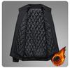 Men's Winter Plus Velvet Thickened Jacket for Ages 40-70